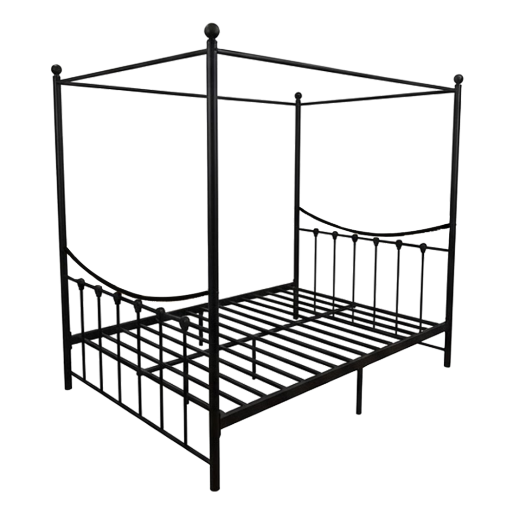 QUENTIN Metal Canopy Bed - JIJI.SG