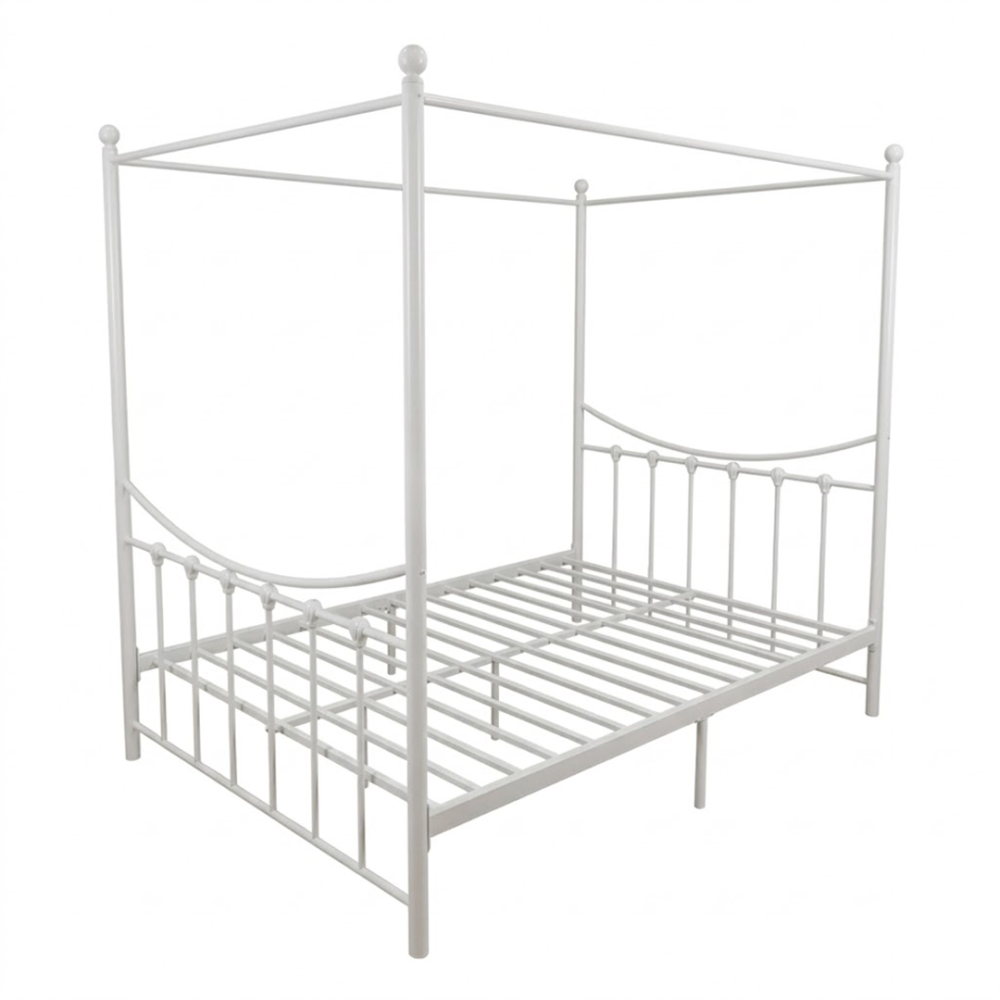 QUENTIN Metal Canopy Bed - JIJI.SG