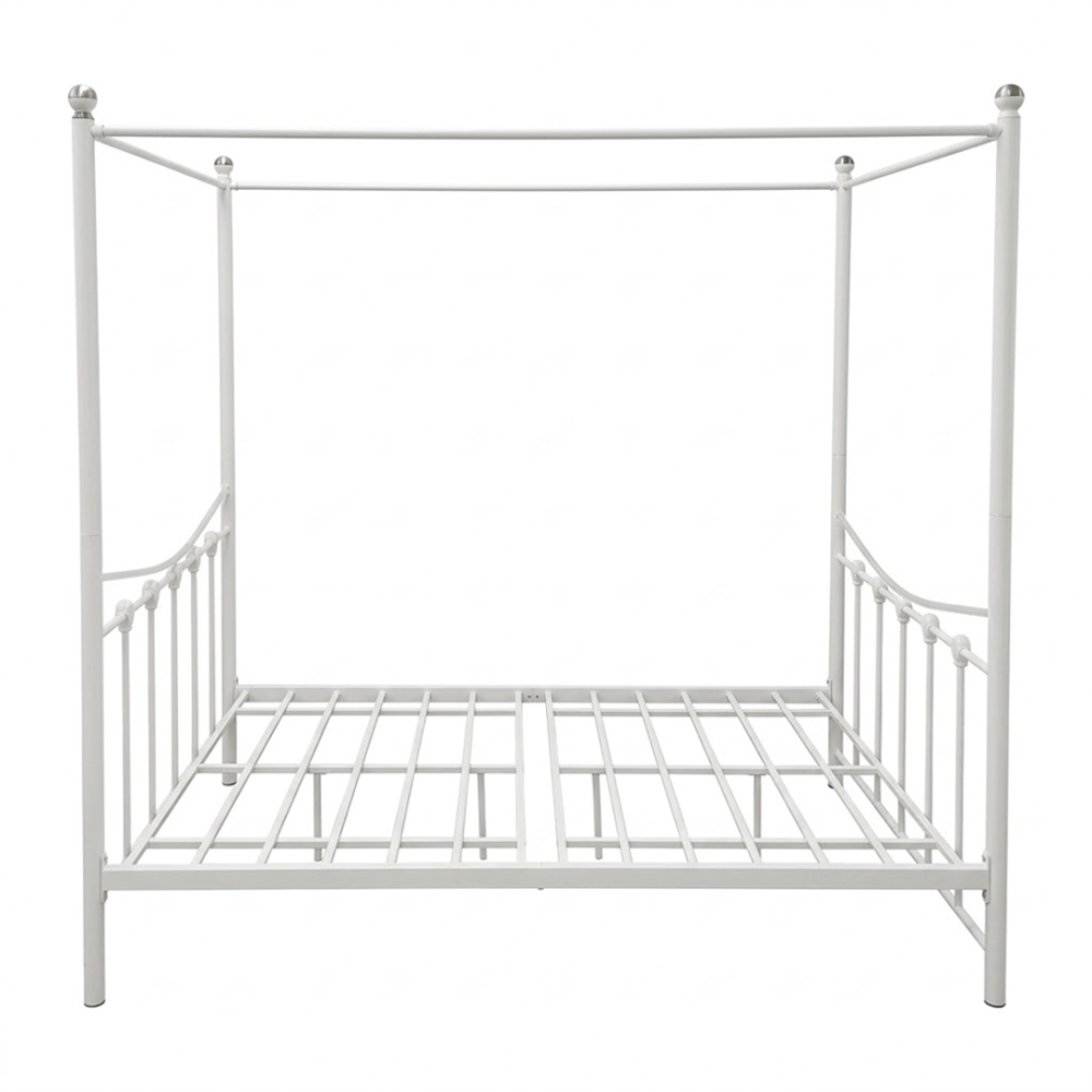 QUENTIN Metal Canopy Bed - JIJI.SG