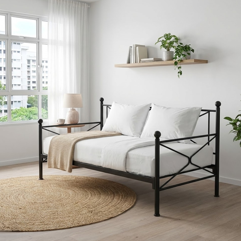 CEDRIC Metal Daybed - JIJI.SG