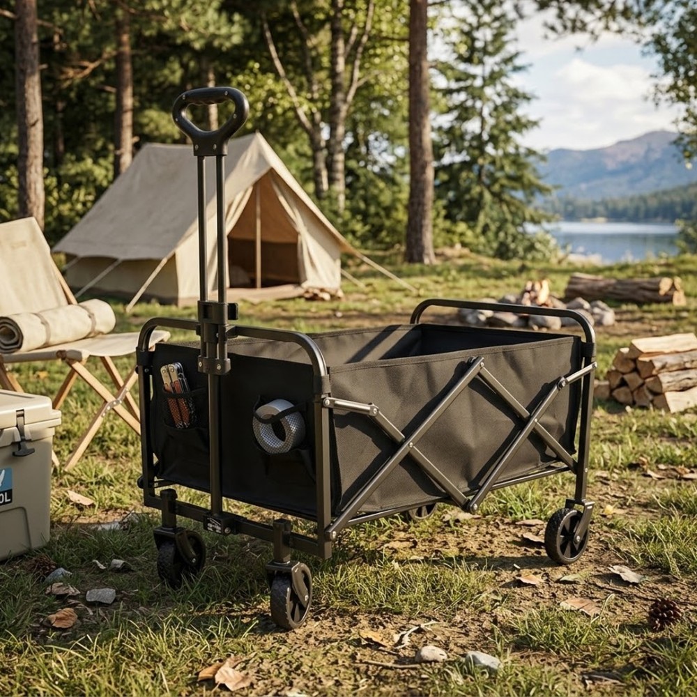 KWESI Outdoor Portable Wagon Trolley - JIJI.SG