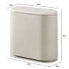HEIDIE Pop-Up Lid Slim Gap Trash Can - JIJI.SG