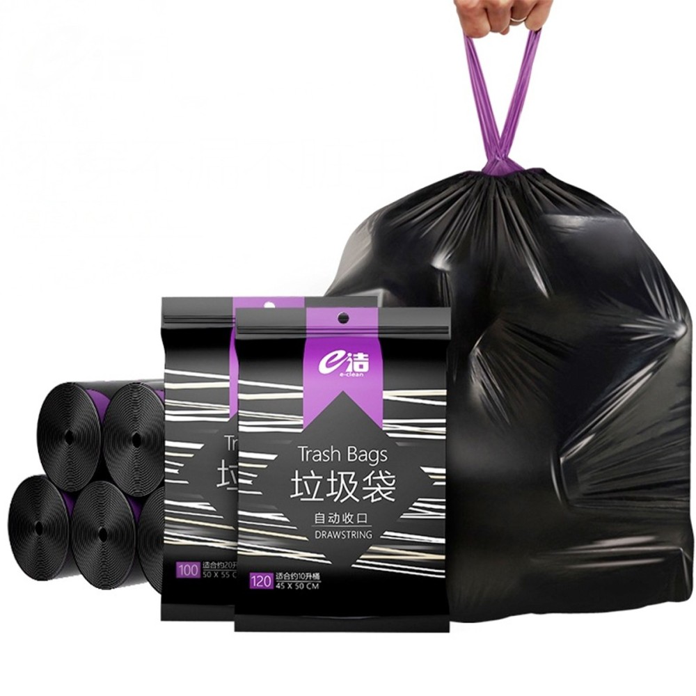 ECLEAN Drawstring Disposable Garbage Bag - JIJI.SG