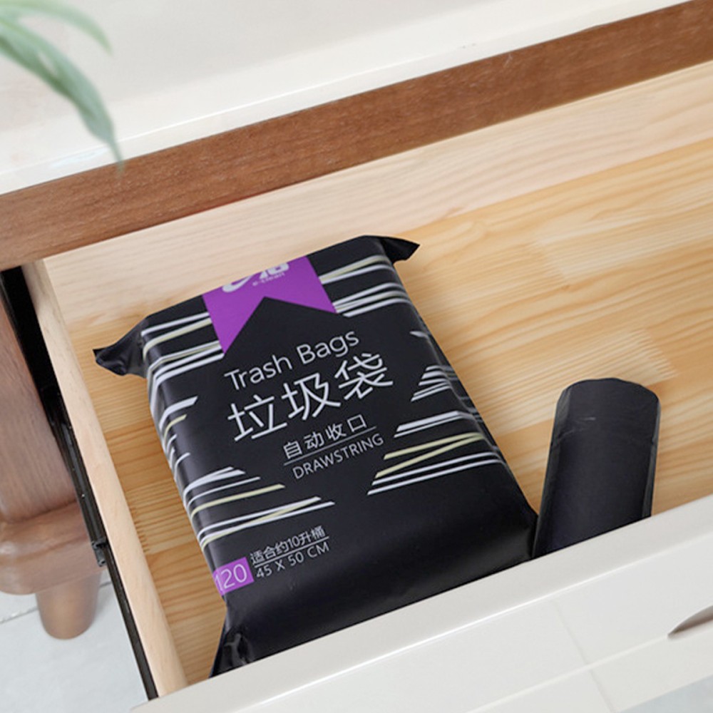 ECLEAN Drawstring Disposable Garbage Bag - JIJI.SG