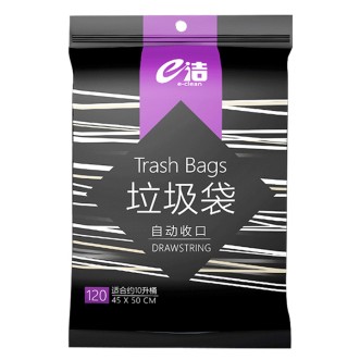 ECLEAN Drawstring Disposable Garbage Bag - JIJI.SG