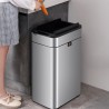 MAEVE JAH Stainless Steel Dustbin With Smart Motion-Sensing Lid - J...