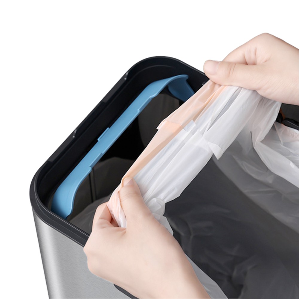 MAEVE JAH Stainless Steel Dustbin With Smart Motion-Sensing Lid - J...