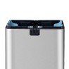 MAEVE JAH Stainless Steel Dustbin With Smart Motion-Sensing Lid - J...