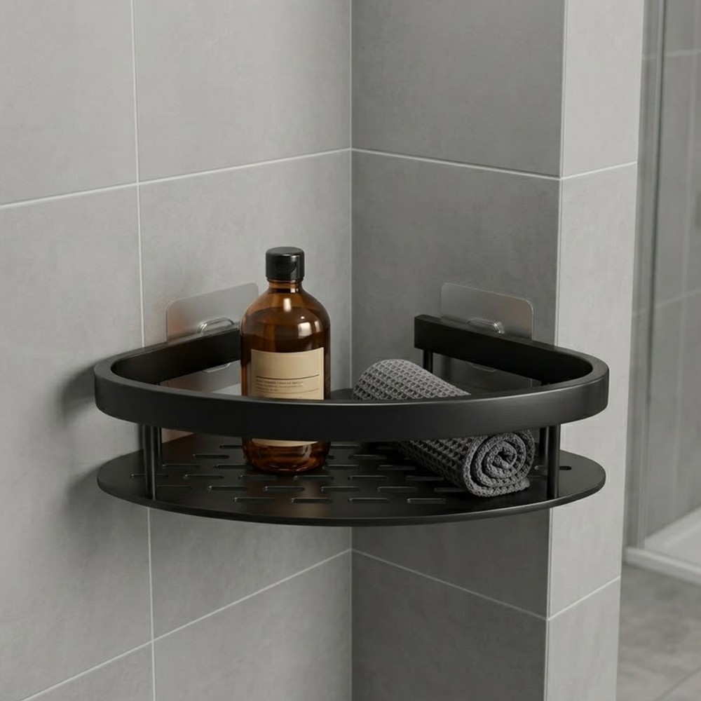 HELVO Aluminium Bathroom Rack - JIJI.SG