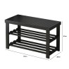 TREGNA Bamboo Shoe Rack Bench - JIJI.SG