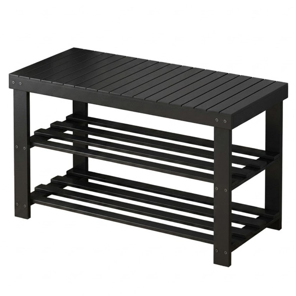 TREGNA Bamboo Shoe Rack Bench - JIJI.SG