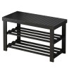 TREGNA Bamboo Shoe Rack Bench - JIJI.SG