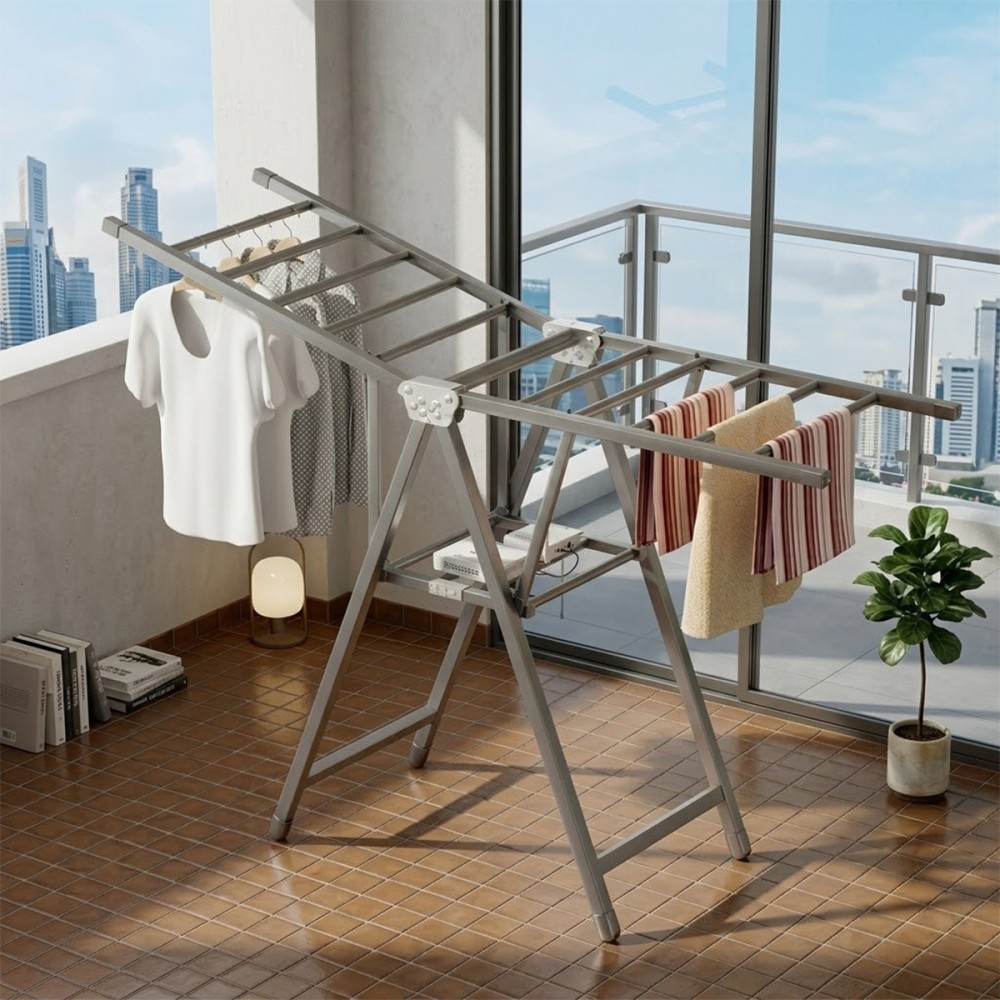 NOIR Foldable Clothes Rack - JIJI.SG