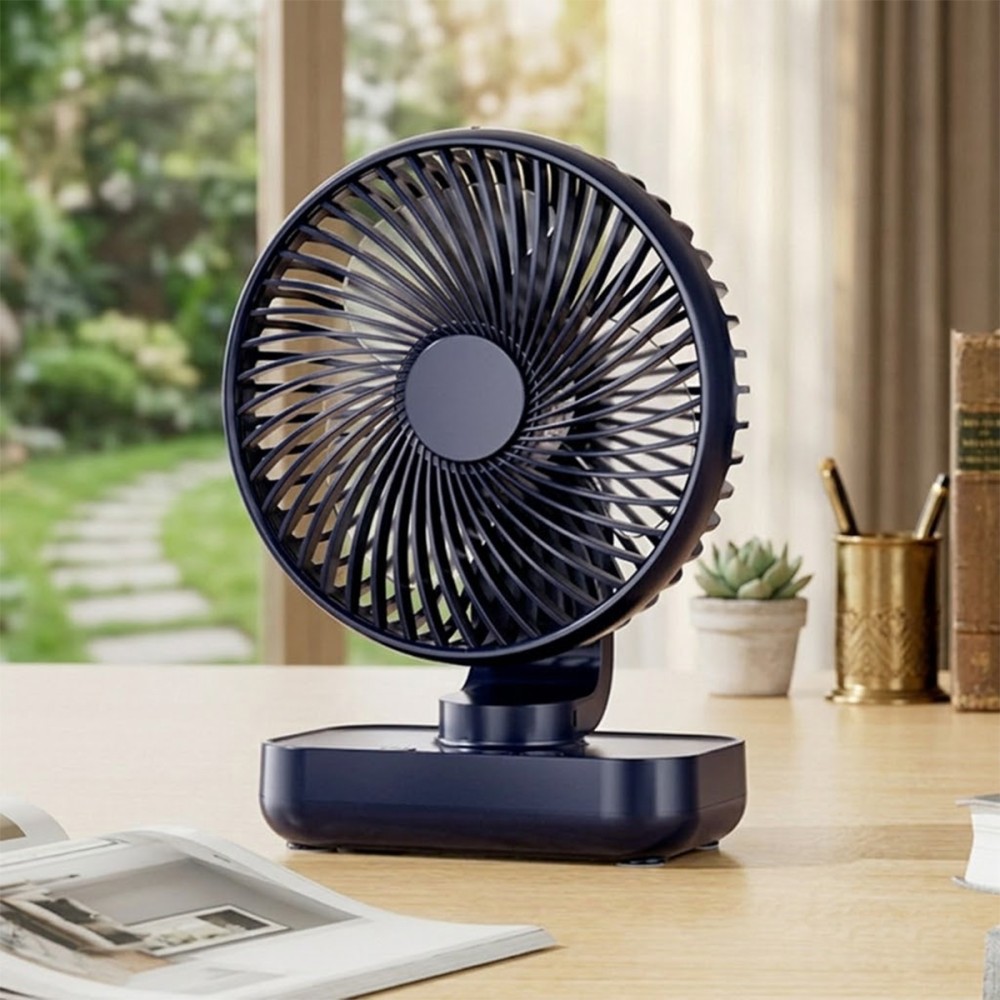 ELVON Portable Wireless Auto Rotatable Fan 4000mAh - JIJI.SG