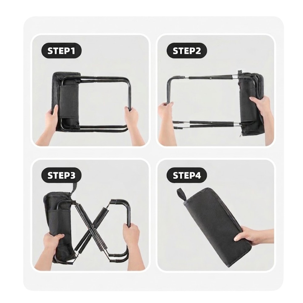 JARA Outdoor Portable Folding Stool - JIJI.SG