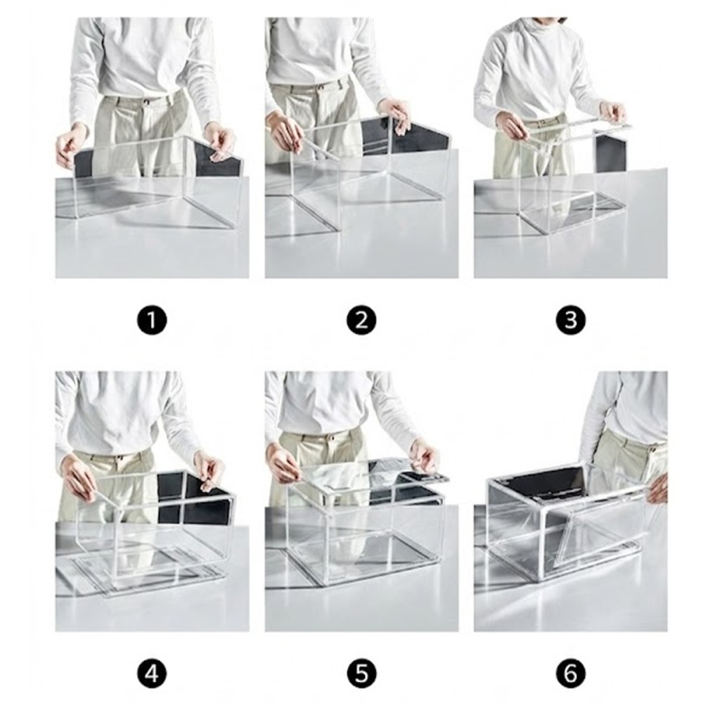HANNO Acrylic Transparent Shoe Storage Box - JIJI.SG