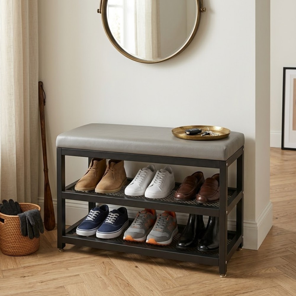 BALSER Cushion Shoe Bench Rack - JIJI.SG