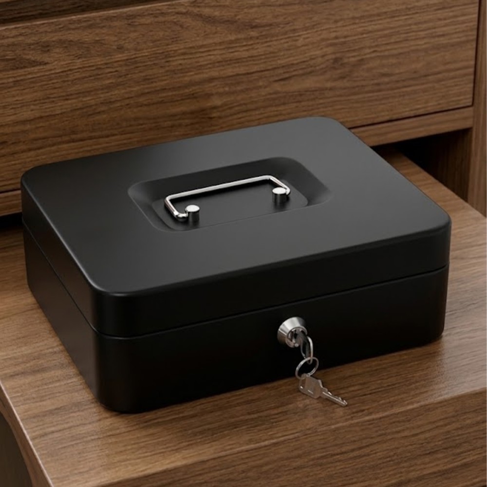 BRION Cash Box with Key Lock - JIJI.SG