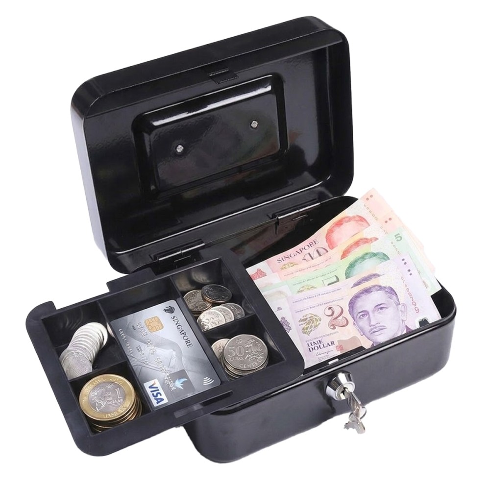 BRION Cash Box with Key Lock - JIJI.SG