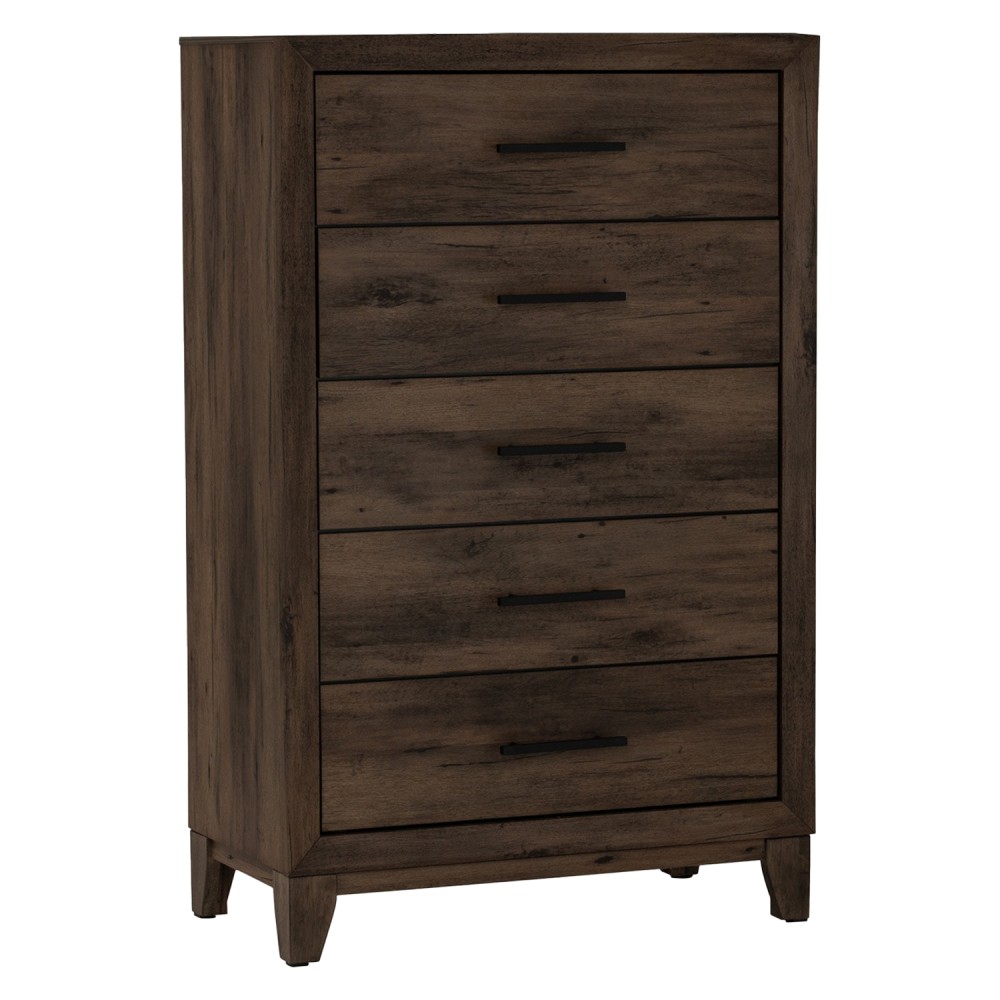 BRAVON Chest of 5 Drawers - JIJI.SG