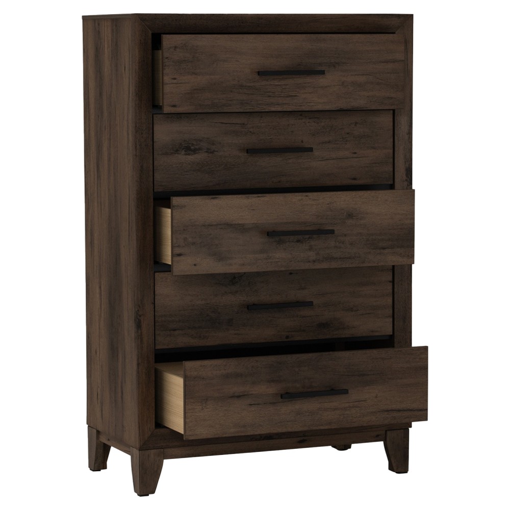 BRAVON Chest of 5 Drawers - JIJI.SG