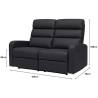 (AS-IS) STANFORD 2 Seater Recliner Sofa - JIJI.SG