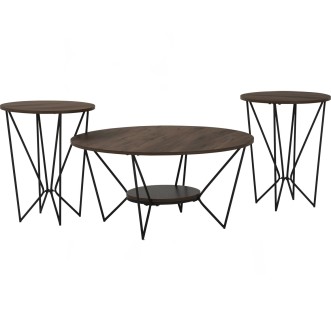 GIOLA Set of 3 Round Coffee Table - JIJI.SG