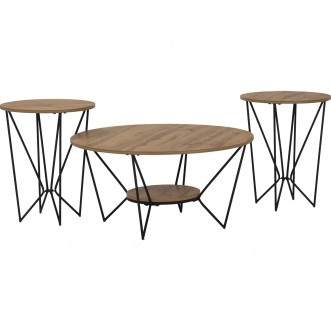 GIOLA Set of 3 Round Coffee Table - JIJI.SG