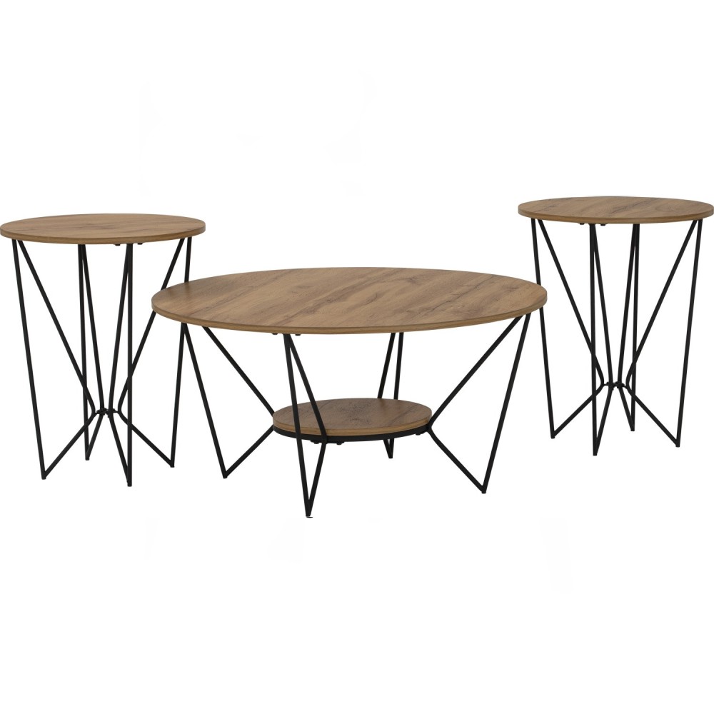 GIOLA Set of 3 Round Coffee Table - JIJI.SG