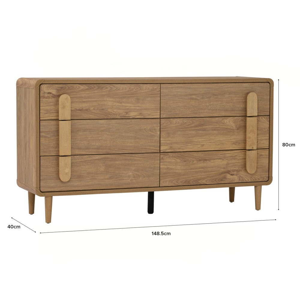 LOME Chest of 6 Drawers - JIJI.SG