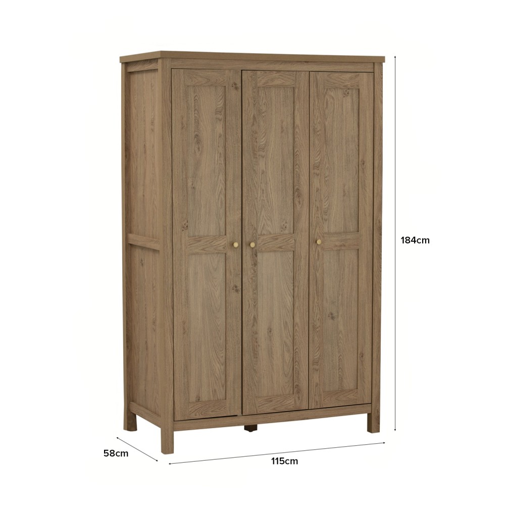 RHODES Wardrobe with 3 Doors - JIJI.SG