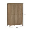 RHODES Wardrobe with 3 Doors - JIJI.SG