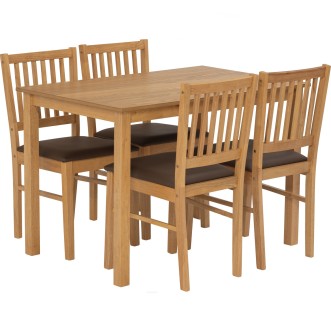RUNE Dining Table and 4 Chairs - JIJI.SG