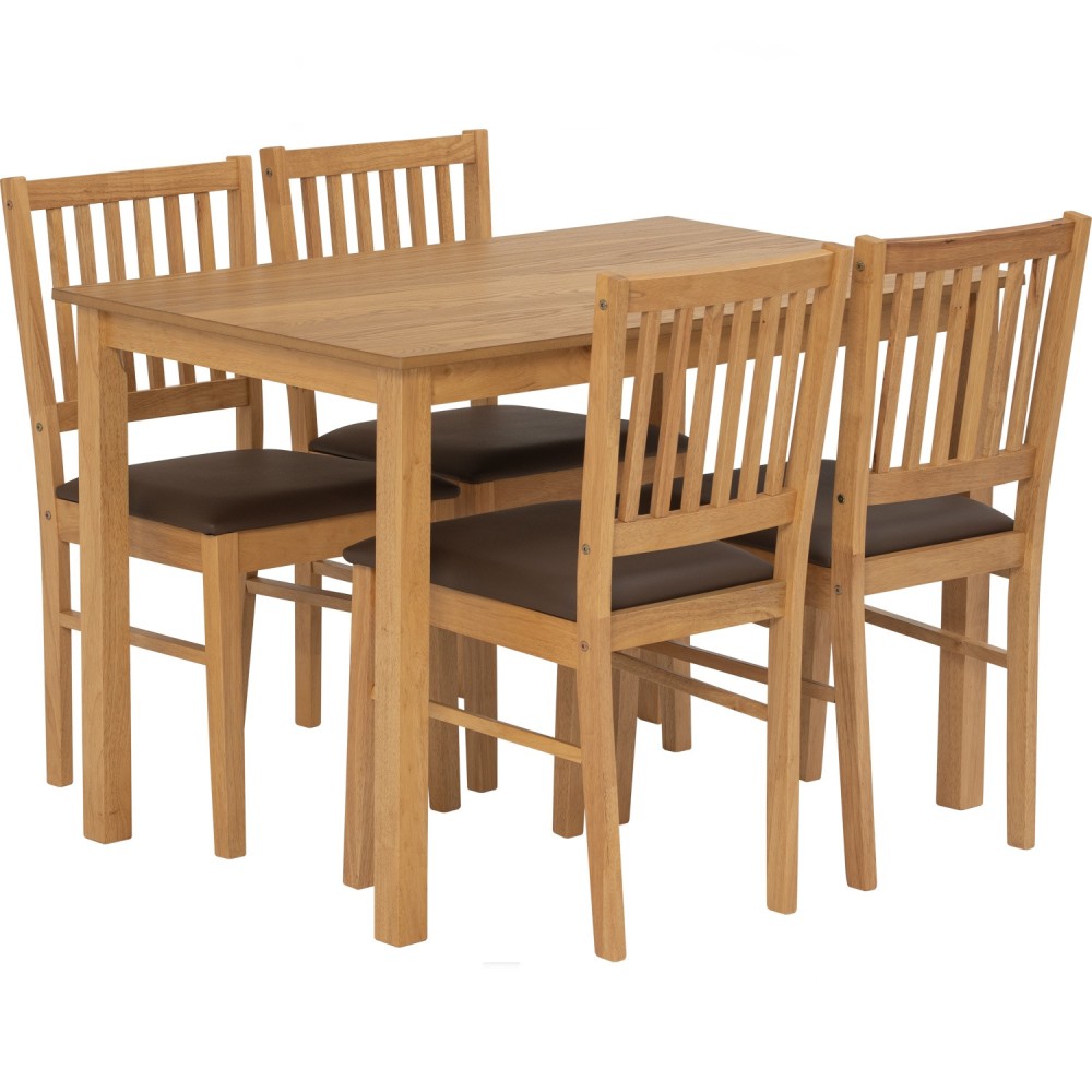 RUNE Dining Table and 4 Chairs - JIJI.SG