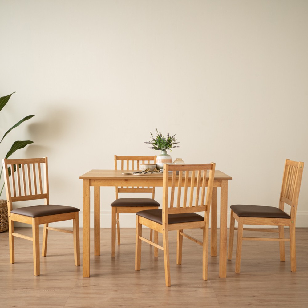 RUNE Dining Table and 4 Chairs - JIJI.SG
