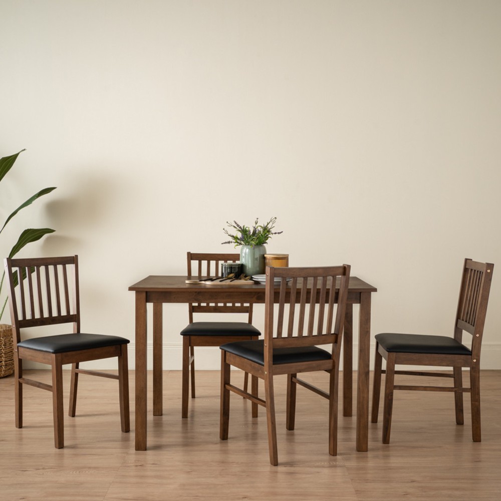 RUNE Dining Table and 4 Chairs - JIJI.SG