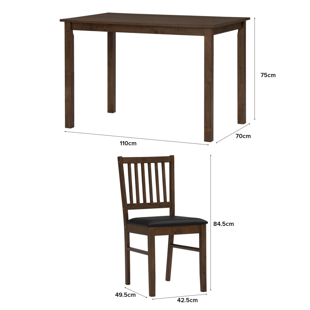 RUNE Dining Table and 4 Chairs - JIJI.SG