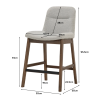 (AS-IS) ARYDEN Bar Stool with Backrest - JIJI.SG