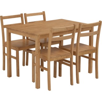 RIVAH Dining Table and 4 Chairs - JIJI.SG