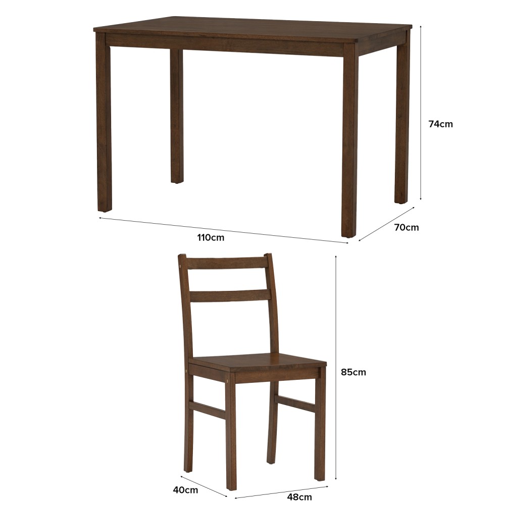 RIVAH Dining Table and 4 Chairs - JIJI.SG