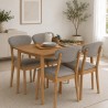 JOSIE Dining Table and 4 Chairs - JIJI.SG