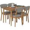 JOSIE Dining Table and 4 Chairs - JIJI.SG