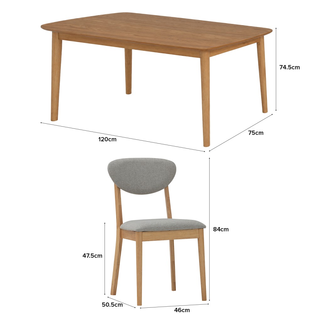 JOSIE Dining Table and 4 Chairs - JIJI.SG