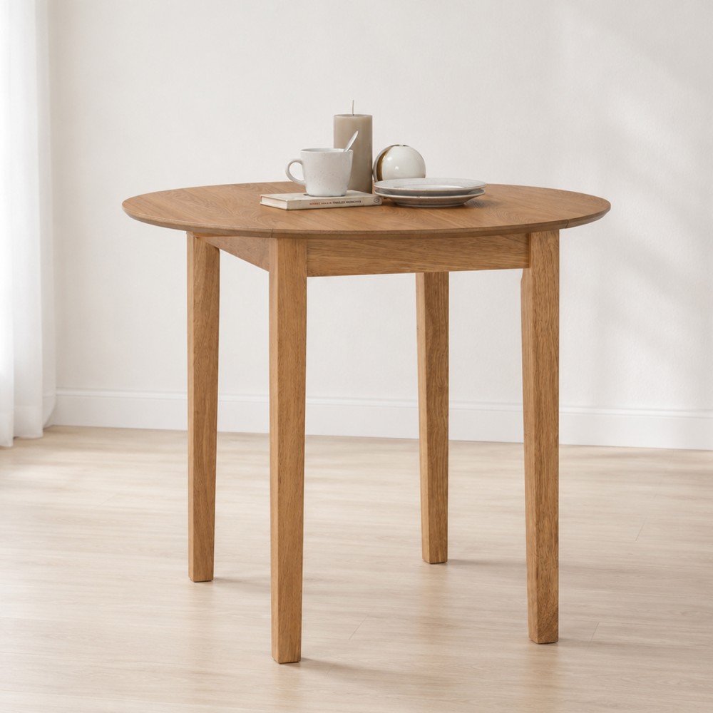 EFFIE Round Extendable Dining Table - JIJI.SG