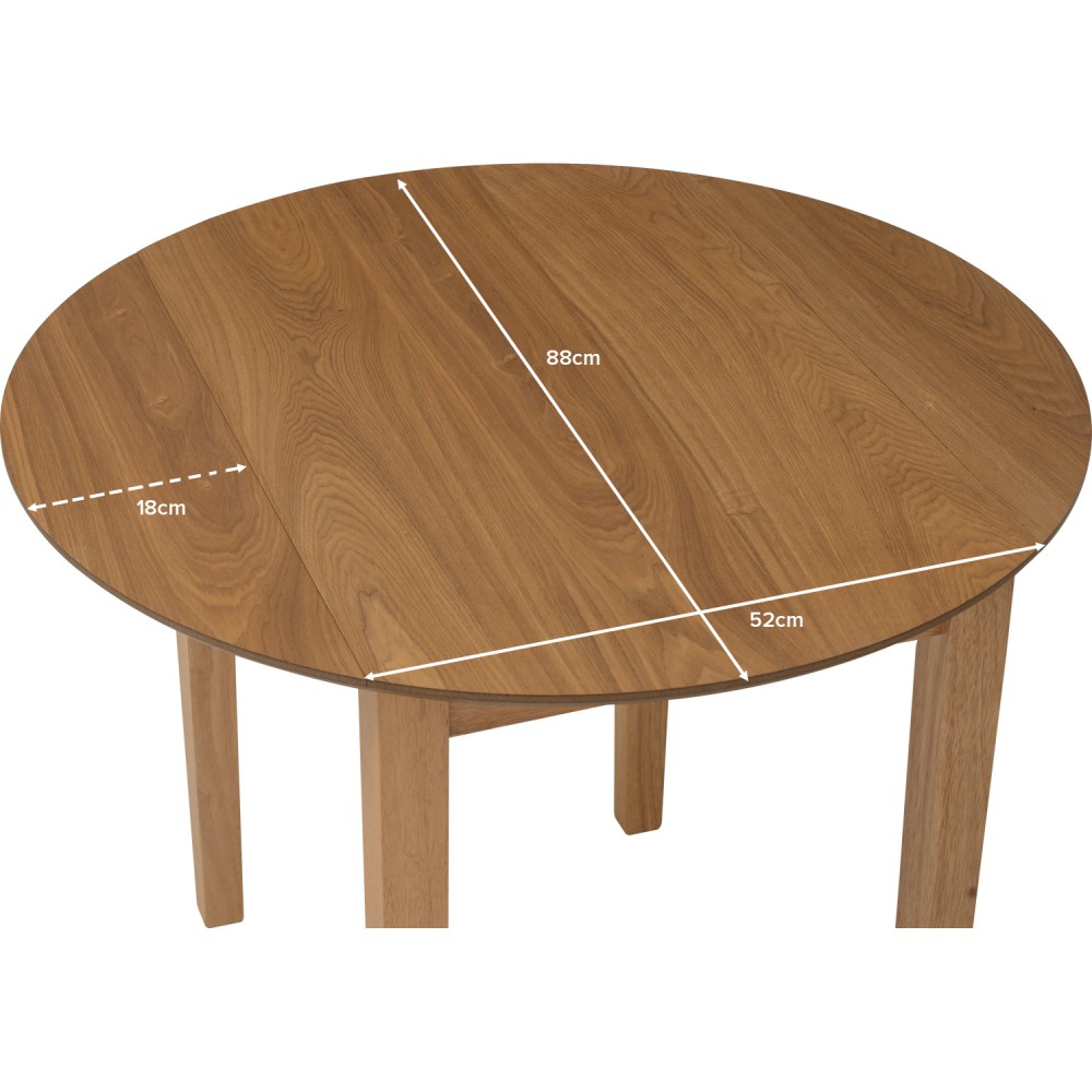 EFFIE Round Extendable Dining Table - JIJI.SG