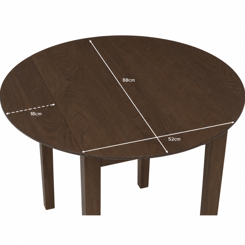 EFFIE Round Extendable Dining Table - JIJI.SG
