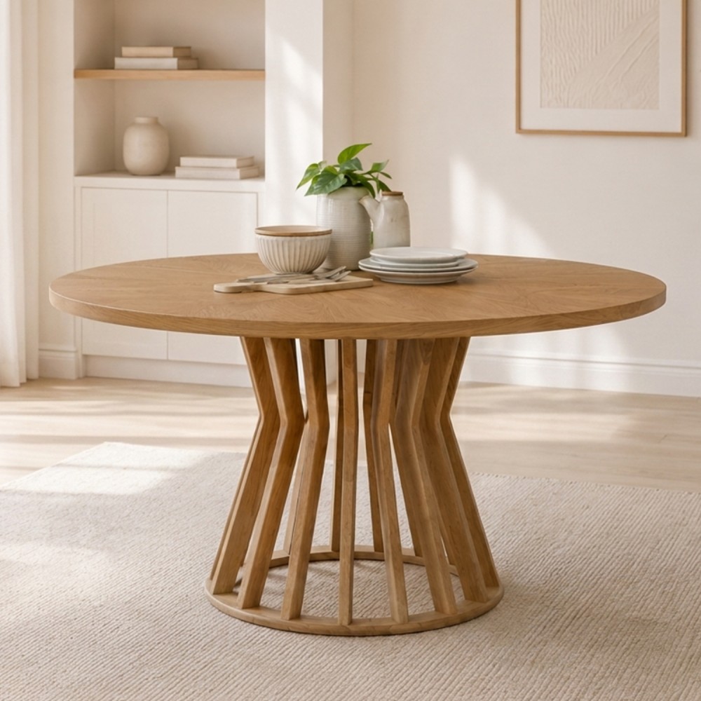 DONRIC Round Dining Table - JIJI.SG