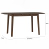 VERNER Extendable Dining Table - JIJI.SG