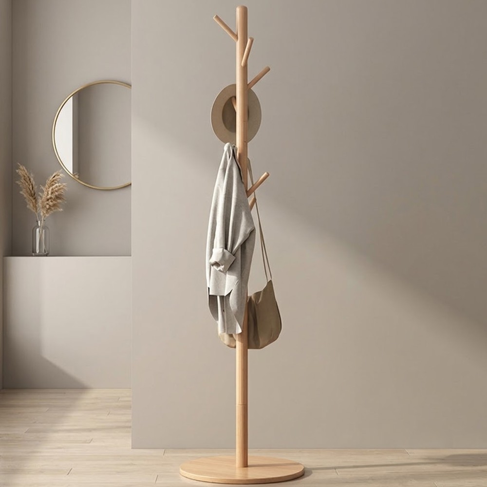 KLEVA Solid Wood Clothes Hanging Rack - JIJI.SG