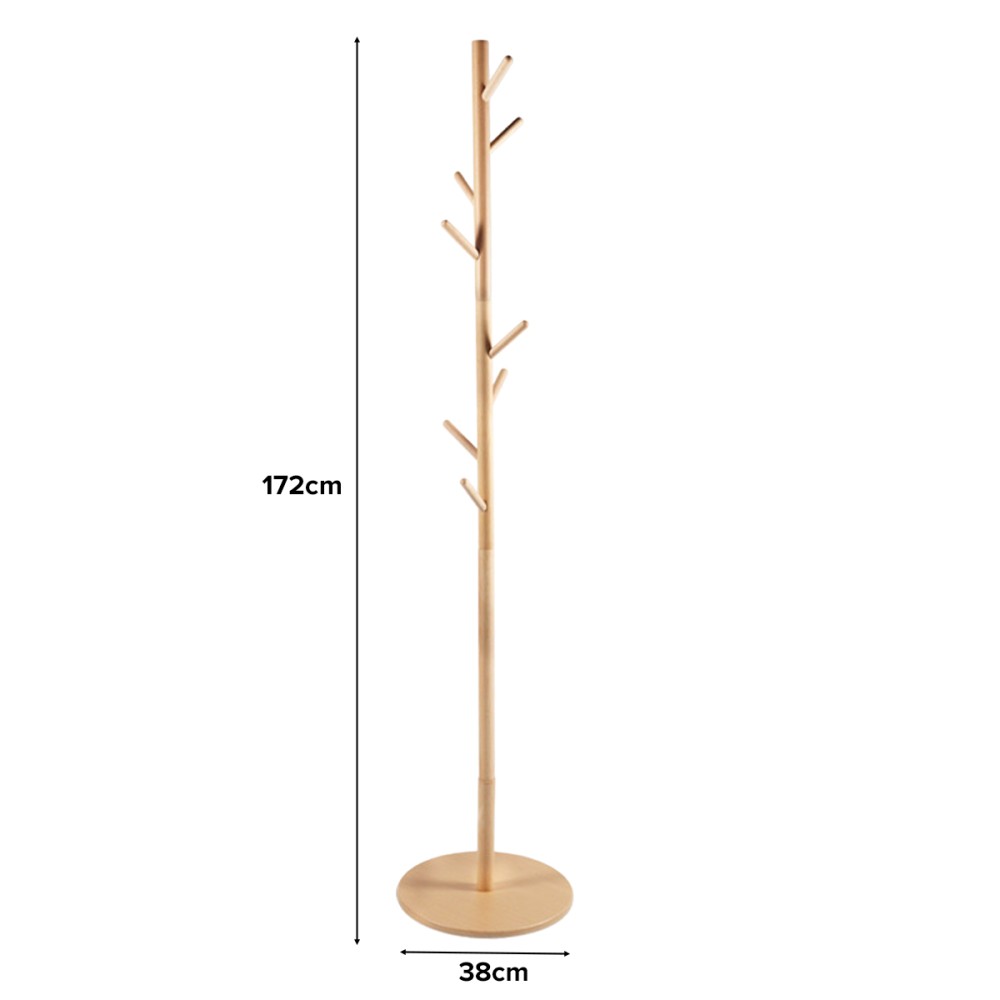 KLEVA Solid Wood Clothes Hanging Rack - JIJI.SG